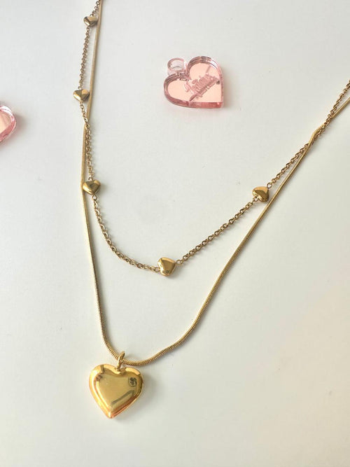double layered pendant chain